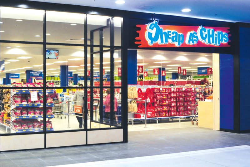 Image showing a cheap as chips store front