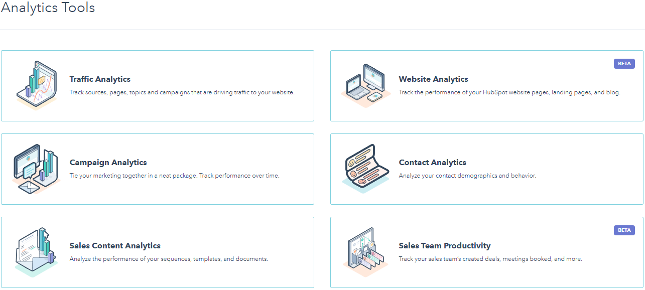 HubSpot Analytics Tools