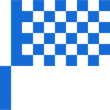 Refuel - Icon - Chequred Flag Blue Refuel - Icon - Chequred Flag Blue