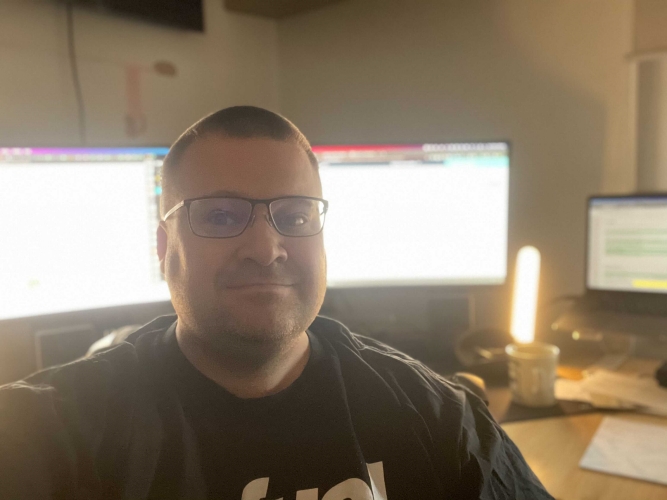Ryan working from home