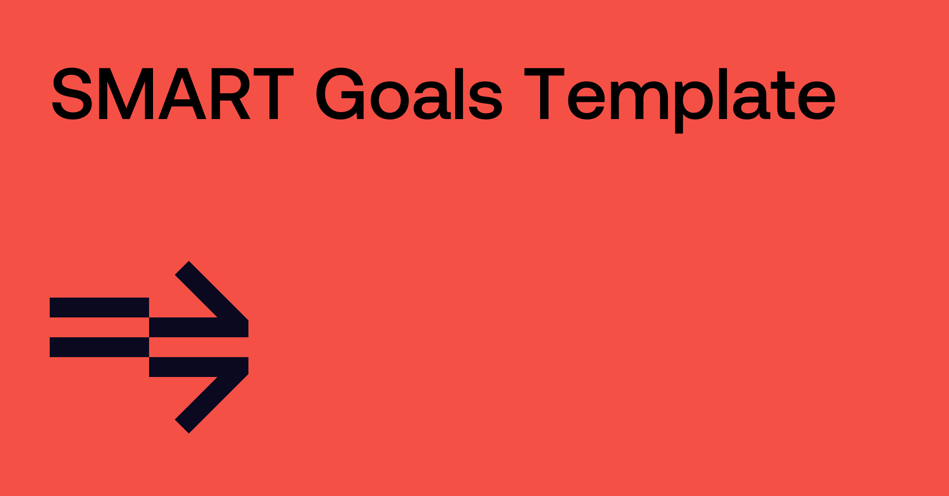 SMART Goals Template