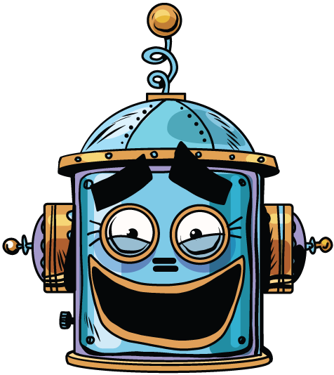 smiling robot